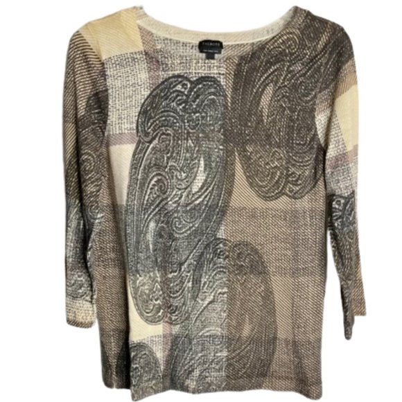 Talbots Crew Neck 100% Merino Wool Pullover Sweater - M - Picture 2 of 7